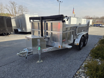 New 6 x 12 High Country Aluminum Dump Trailer, 10K GVWR ***Includes Ramps, Tarp Kit, Tie Downs, 7K Axles, & 16" Aluminum Wheels