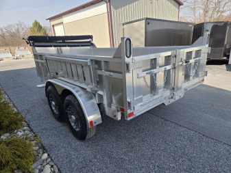 New 6 x 12 High Country Aluminum Dump Trailer, 10K GVWR ***Includes Ramps, Tarp Kit, Tie Downs, 7K Axles, & 16" Aluminum Wheels