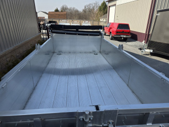 New 6 x 12 High Country Aluminum Dump Trailer, 10K GVWR ***Includes Ramps, Tarp Kit, Tie Downs, 7K Axles, & 16" Aluminum Wheels