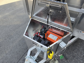 New 6 x 12 High Country Aluminum Dump Trailer, 10K GVWR ***Includes Ramps, Tarp Kit, Tie Downs, 7K Axles, & 16" Aluminum Wheels