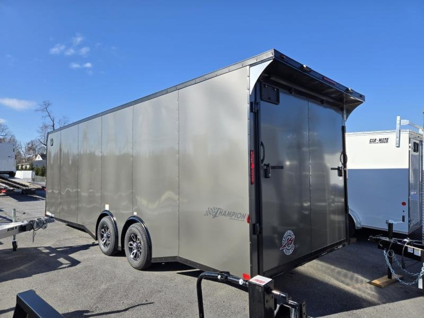 New 8.5 x 24 Homesteader Champion Enclosed Cargo Trailer, 10k ***Charcoal Black Out w/Spread Torsion Axles, PolyCor Side Panels & Alum Wheels