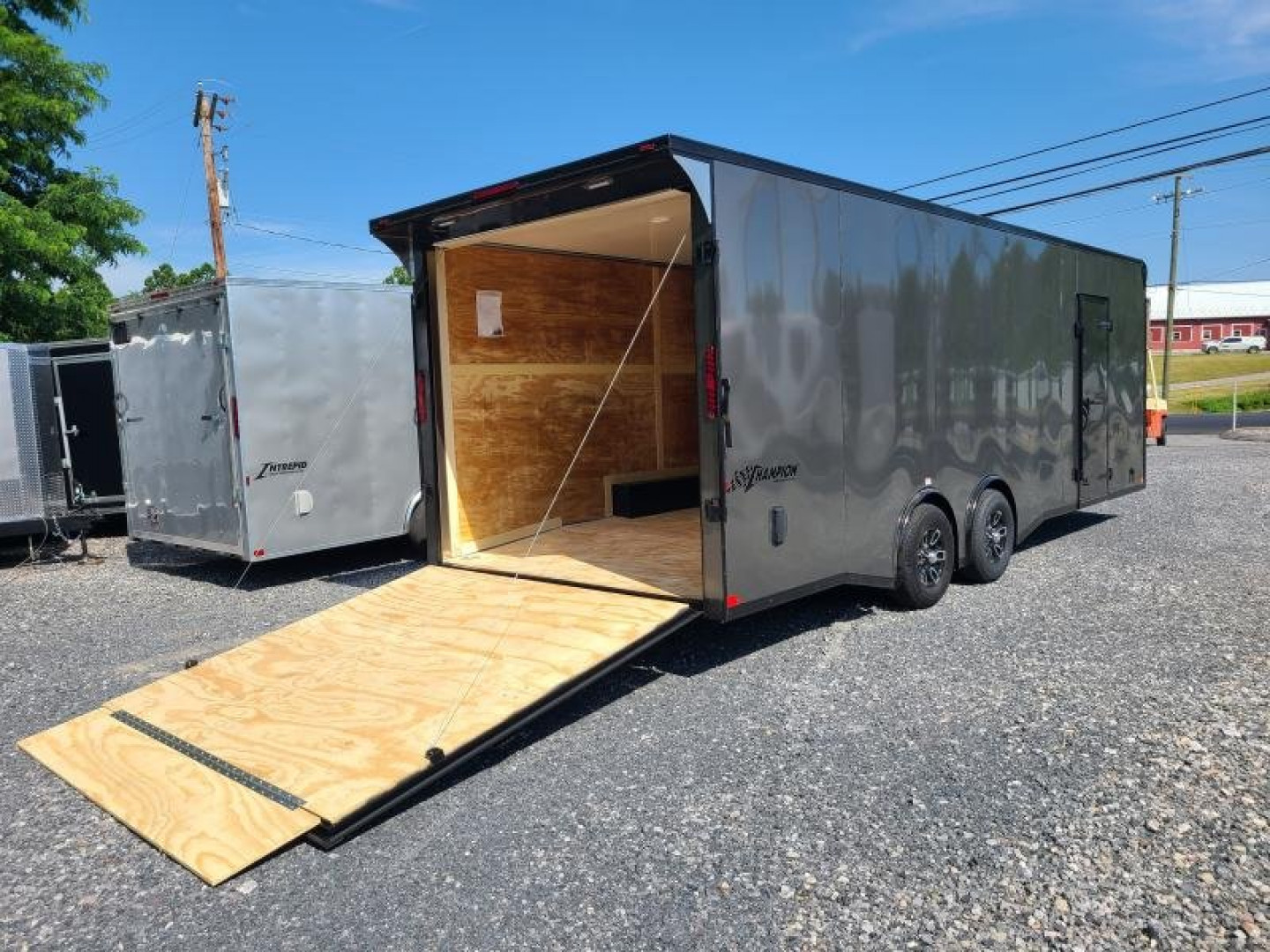 New 8.5 x 24 Homesteader Champion Enclosed Cargo Trailer, 10k ***Charcoal Black Out w/Spread Torsion Axles, PolyCor Side Panels & Alum Wheels
