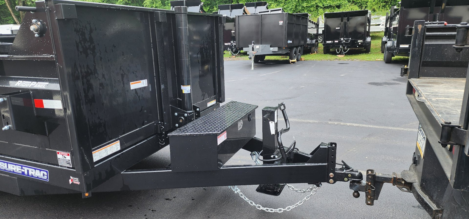 New SALE***7 x 14 Sure-Trac Low-Pro Telescopic Dump Trailer 14k