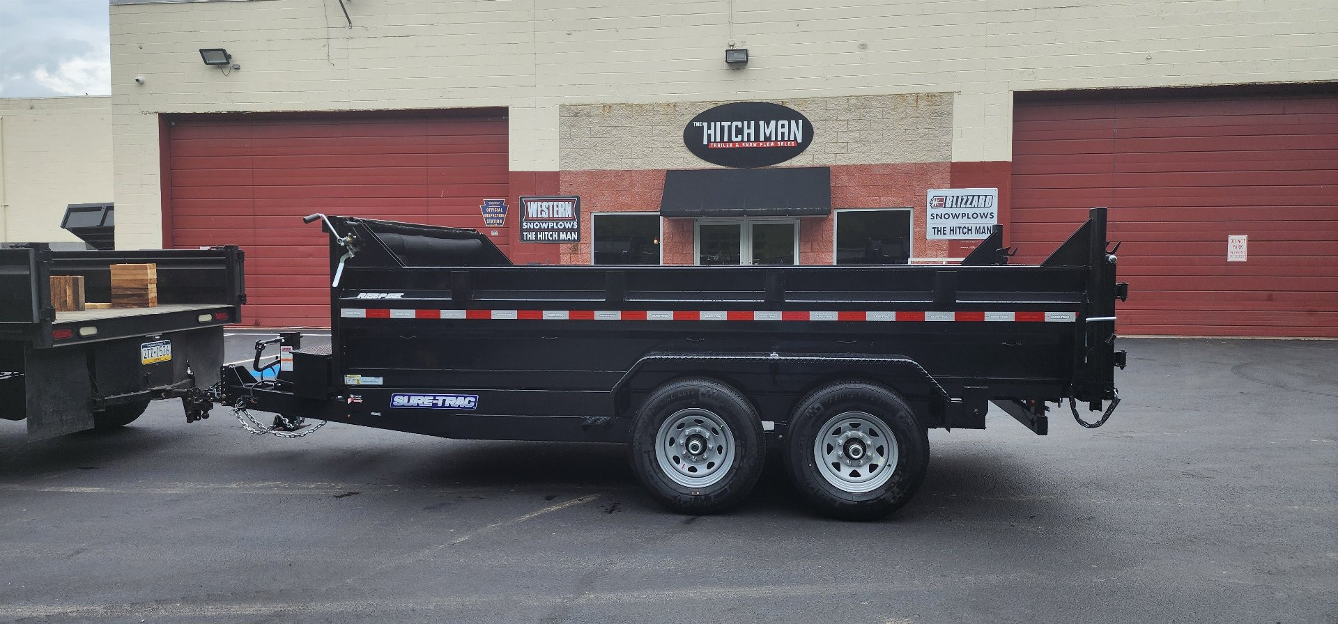 New SALE***7 x 14 Sure-Trac Low-Pro Telescopic Dump Trailer 14k