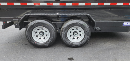 New SALE***7 x 14 Sure-Trac Low-Pro Telescopic Dump Trailer 14k