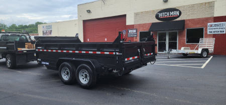 New SALE***7 x 14 Sure-Trac Low-Pro Telescopic Dump Trailer 14k