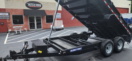 New SALE***7 x 14 Sure-Trac Low-Pro Telescopic Dump Trailer 14k