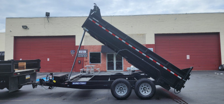 New SALE***7 x 14 Sure-Trac Low-Pro Telescopic Dump Trailer 14k