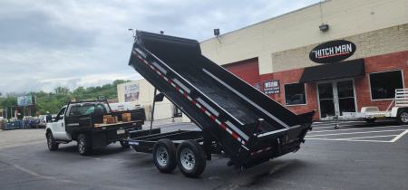 New SALE***7 x 14 Sure-Trac Low-Pro Telescopic Dump Trailer 14k