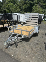 New 5 x 8 Sure-Trac Aluminum Tube Top  Utility Trailer 3k **Wood Deck