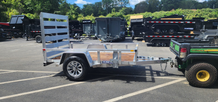 New 5 x 8 Sure-Trac Aluminum Tube Top  Utility Trailer 3k **Wood Deck