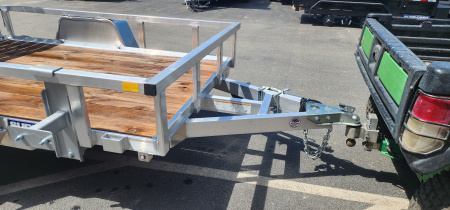 New 5 x 8 Sure-Trac Aluminum Tube Top  Utility Trailer 3k **Wood Deck