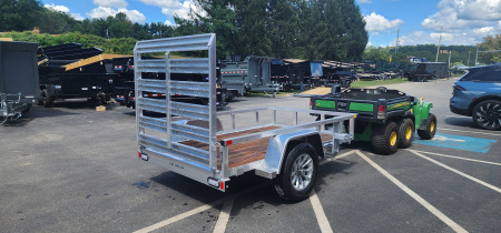 New 5 x 8 Sure-Trac Aluminum Tube Top  Utility Trailer 3k **Wood Deck