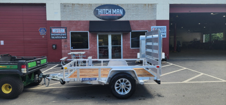 New 5 x 8 Sure-Trac Aluminum Tube Top  Utility Trailer 3k **Wood Deck