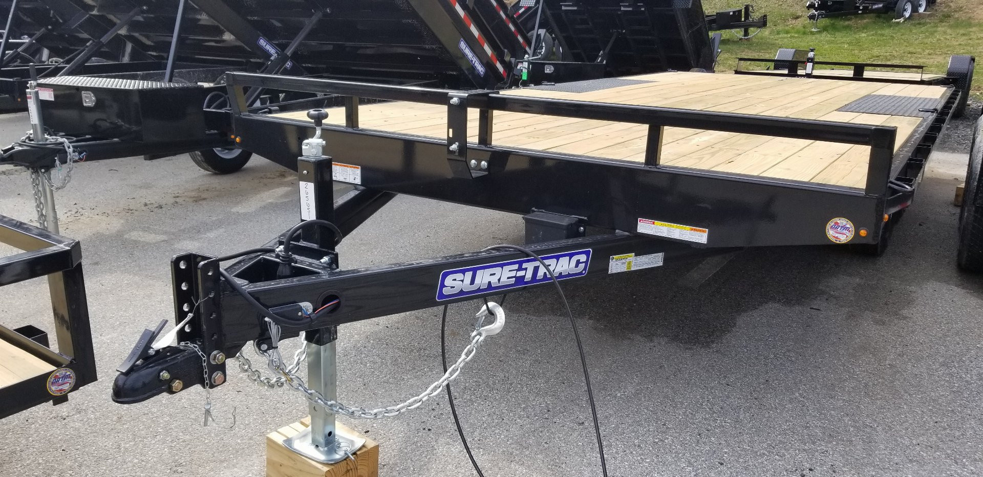 New 8.5 x 18 Sure-Trac Low Profile Flat Deck Deckover 10k **DEMO