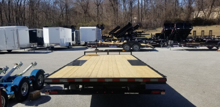 New 8.5 x 18 Sure-Trac Low Profile Flat Deck Deckover 10k **DEMO