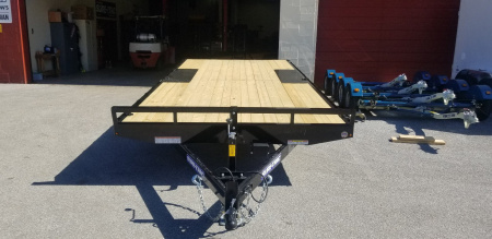 New 8.5 x 18 Sure-Trac Low Profile Flat Deck Deckover 10k **DEMO