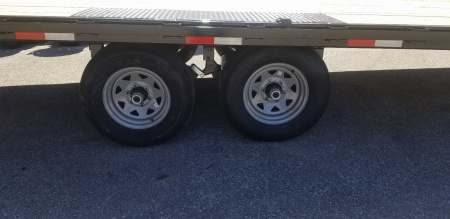 New 8.5 x 18 Sure-Trac Low Profile Flat Deck Deckover 10k **DEMO