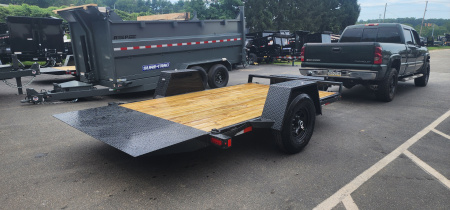 New 78in x 12 Sure-Trac Tilt Bed Equipment Trailer 7.8k
