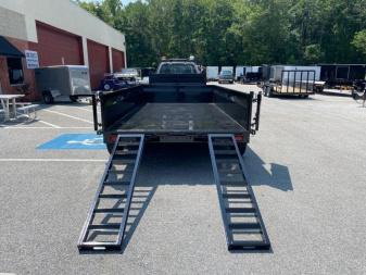 New 7 x 12 BWISE Low Pro Dump Trailer 10k