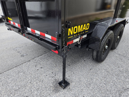 New 7 x 14 Big Tex NOMAD 14LX 48" High Side Low Pro Dump Trailer, 14k GVWR ***Scissor Hoist w/Power Up, Power Down & Gravity Down