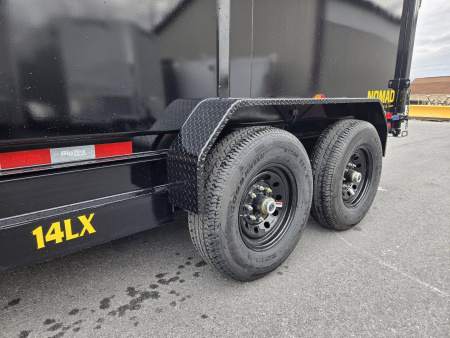 New 7 x 14 Big Tex NOMAD 14LX 48" High Side Low Pro Dump Trailer, 14k GVWR ***Scissor Hoist w/Power Up, Power Down & Gravity Down