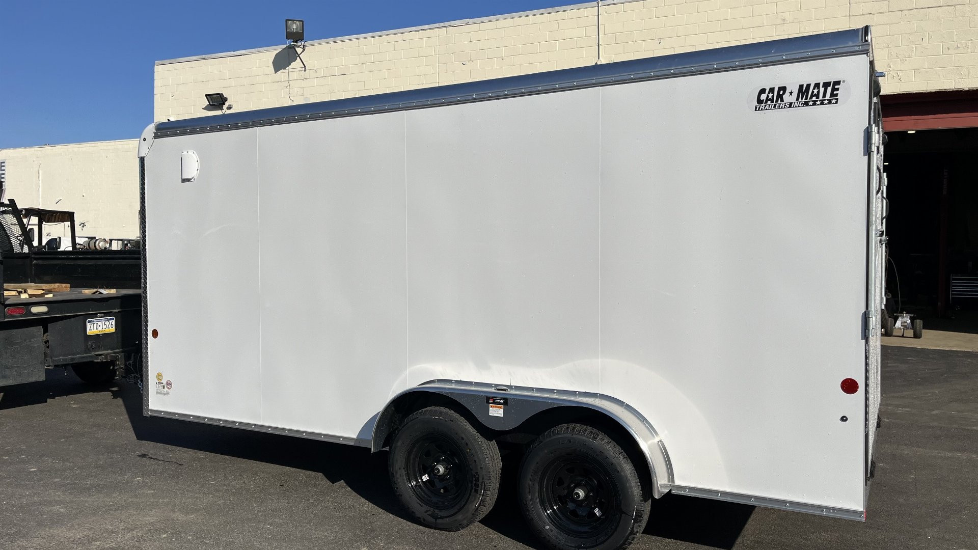 New 7 x 16 Car-Mate Custom Cargo Landscaper HD tongue 7k