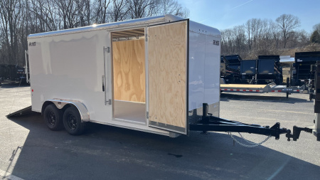 New 7 x 16 Car-Mate Custom Cargo Landscaper HD tongue 7k