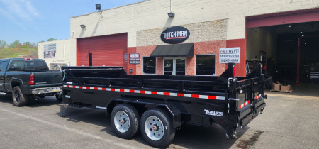 New 7 x 16 Sure-Trac Pro-Series Telescopic Dump Trailer 17.6k ***Hydraulic Jack