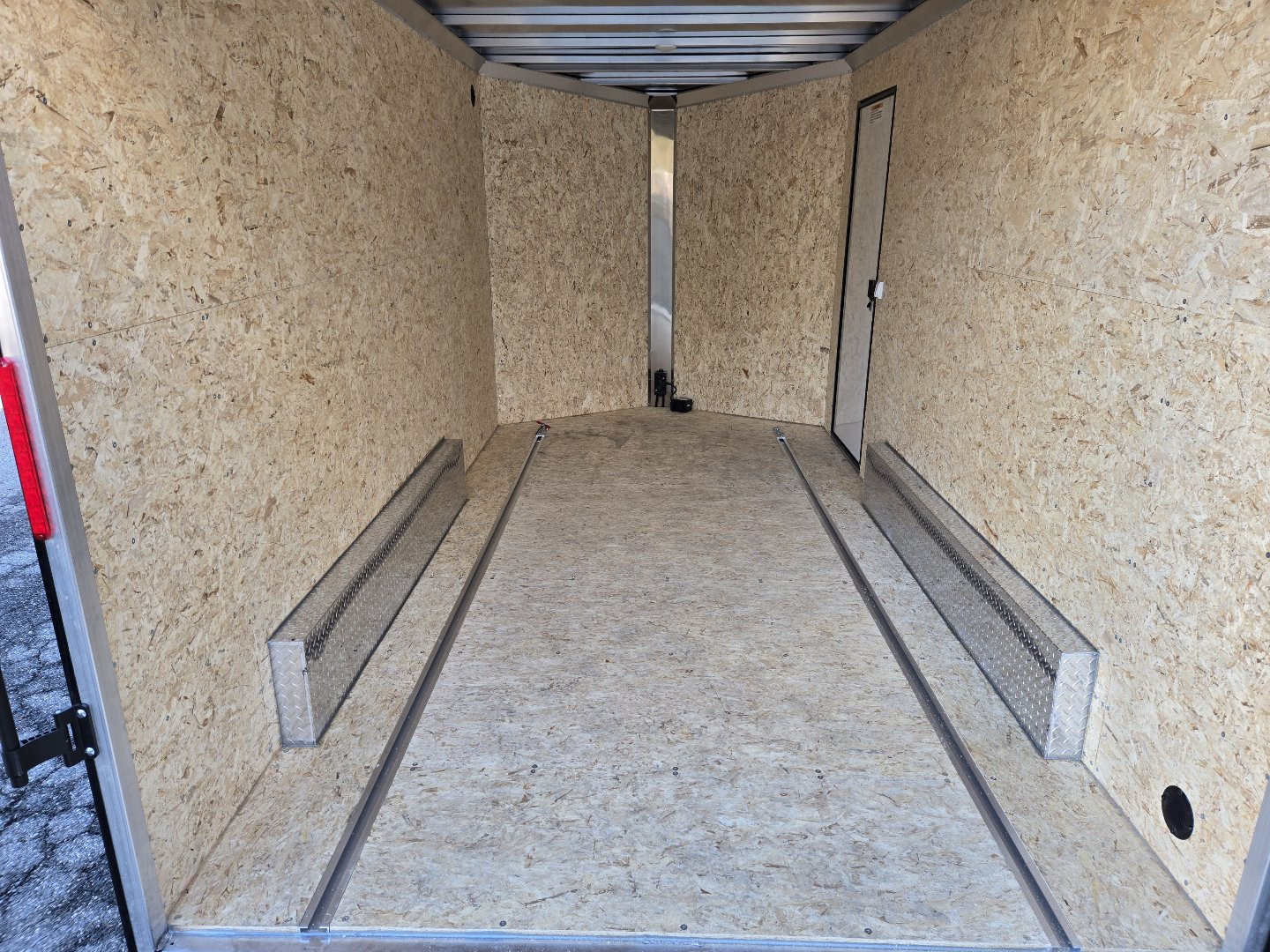 New 7.5 x 14 XPRESS Aluminum Ultimate UTV Cargo Trailer, 7K GVWR ***White w/Black Out Pkg, Extra Tie Downs