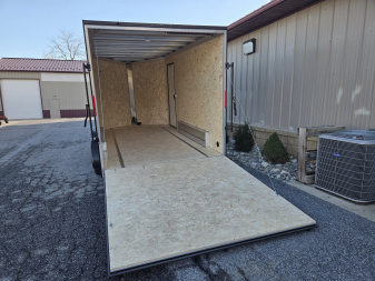 New 7.5 x 14 XPRESS Aluminum Ultimate UTV Cargo Trailer, 7K GVWR ***White w/Black Out Pkg, Extra Tie Downs