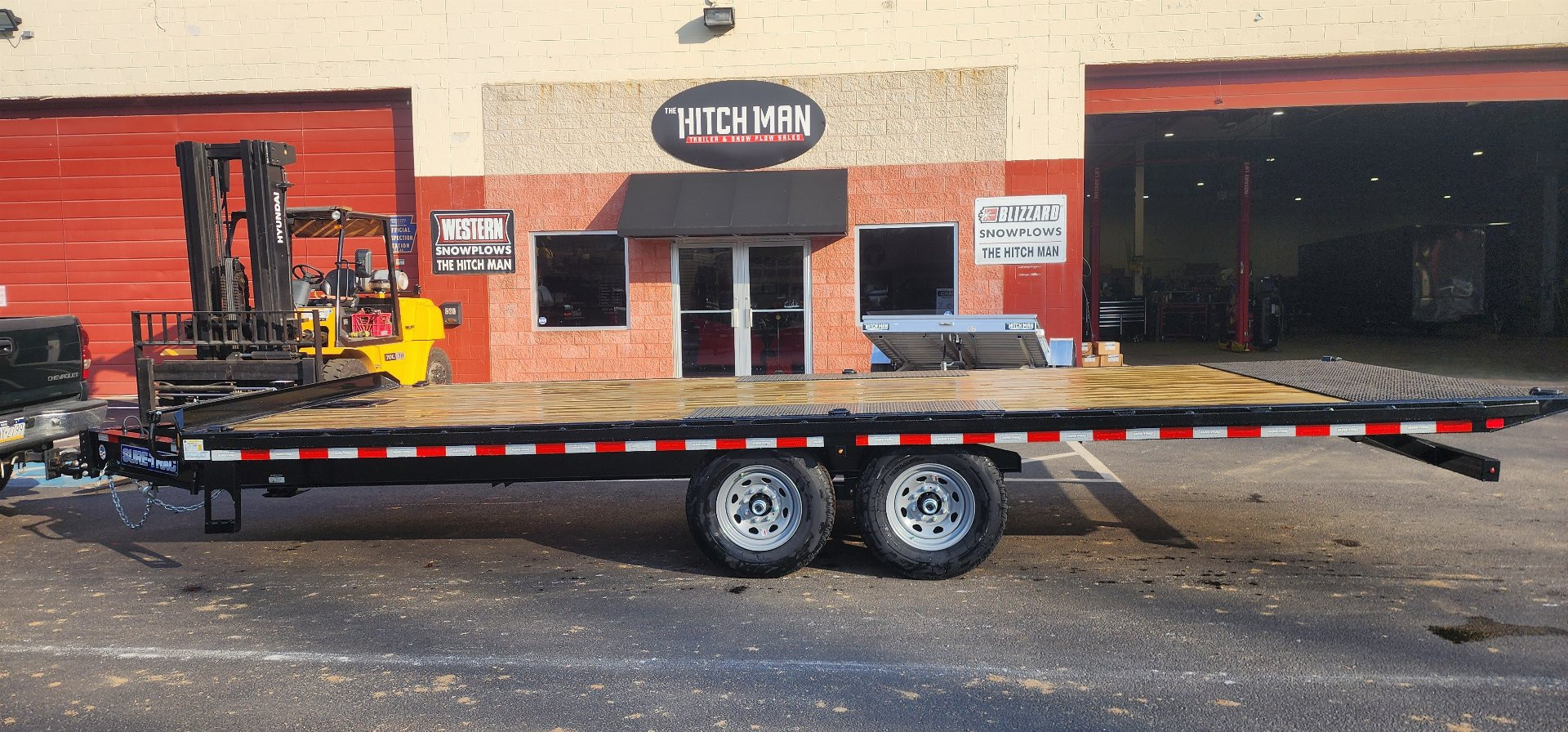 New 8.5 x 22 Sure-Trac HD Power-Tilt Deck Over Equipment Trailer 15K