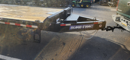 New 8.5 x 22 Sure-Trac HD Power-Tilt Deck Over Equipment Trailer 15K