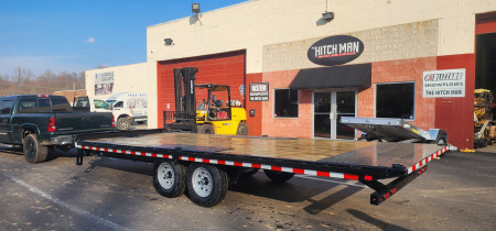 New 8.5 x 22 Sure-Trac HD Power-Tilt Deck Over Equipment Trailer 15K