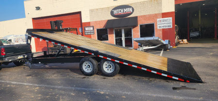 New 8.5 x 22 Sure-Trac HD Power-Tilt Deck Over Equipment Trailer 15K