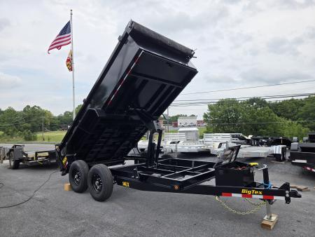 New 7 x 14 Big Tex NOMAD 14LX Low Pro Dump Trailer, 14k GVWR ***Scissor Hoist Lift w/Power Up, Power Down & Gravity Down