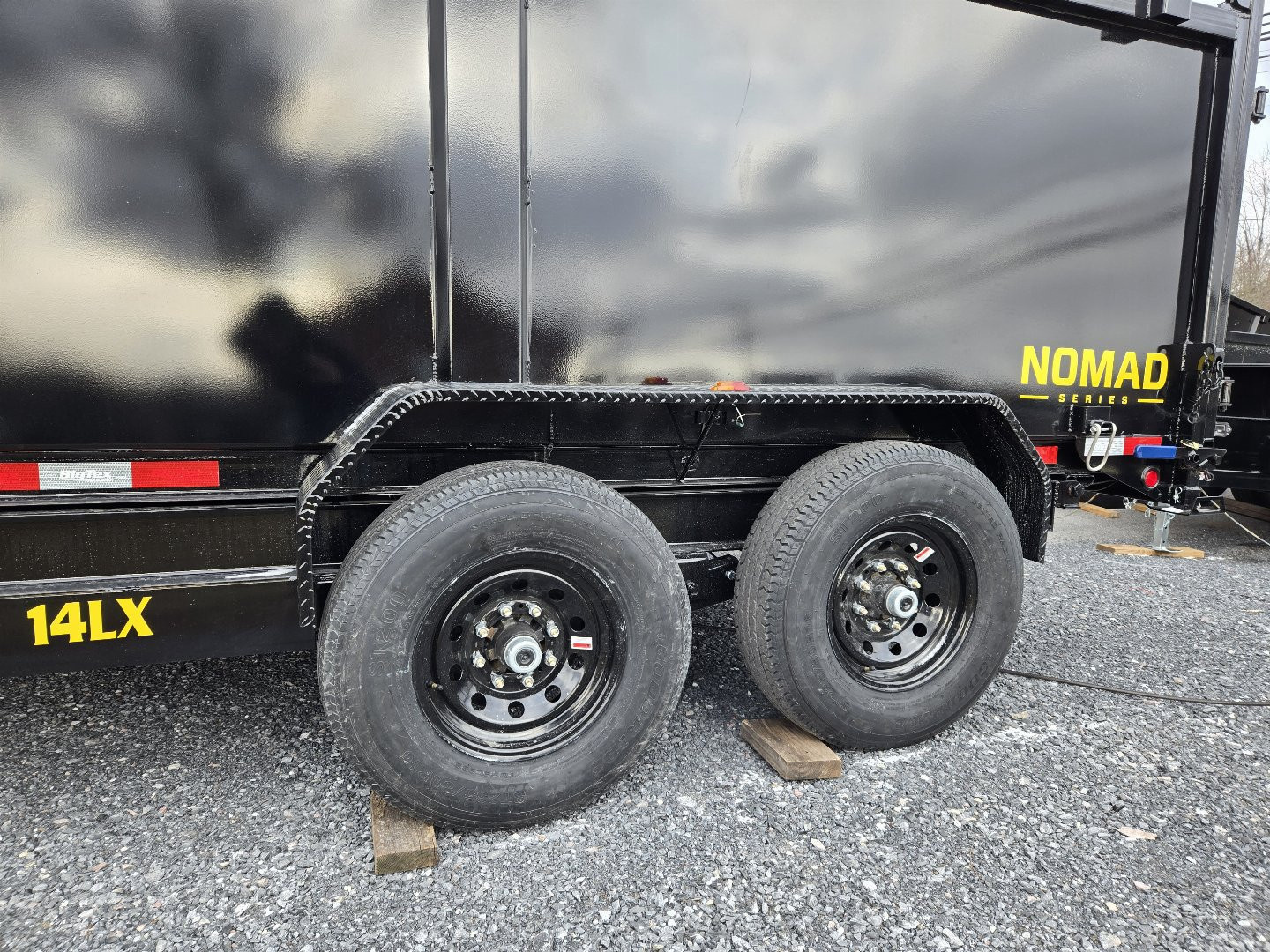 New 7 x 14 Big Tex NOMAD 14LX 48" High Side Low Pro Dump Trailer, 14k GVWR ***Scissor Hoist w/Power Up, Power Down & Gravity Down