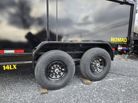 New 7 x 14 Big Tex NOMAD 14LX 48" High Side Low Pro Dump Trailer, 14k GVWR ***Scissor Hoist w/Power Up, Power Down & Gravity Down