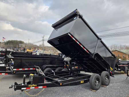 New 7 x 14 Big Tex NOMAD 14LX 48" High Side Low Pro Dump Trailer, 14k GVWR ***Scissor Hoist w/Power Up, Power Down & Gravity Down