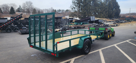 New 6 x 12 Sure-Trac Tube Top Utility Trailer 3k**GREEN“2025 Philadelphia Eagles Edition”