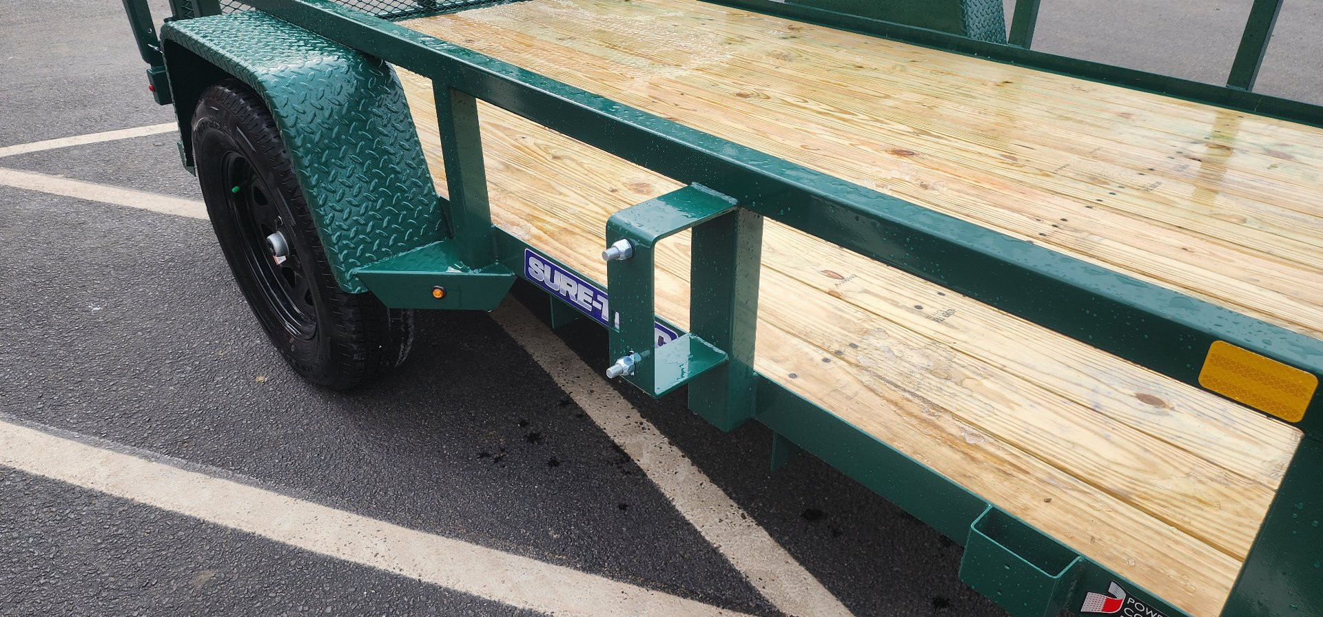 New 6 x 10 Sure-Trac Tube Top Utility Trailer 3k**GREEN“2025 Philadelphia Eagles Edition”