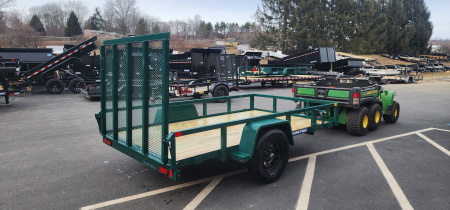 New 6 x 10 Sure-Trac Tube Top Utility Trailer 3k**GREEN“2025 Philadelphia Eagles Edition”