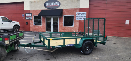 New 6 x 10 Sure-Trac Tube Top Utility Trailer 3k**GREEN“2025 Philadelphia Eagles Edition”