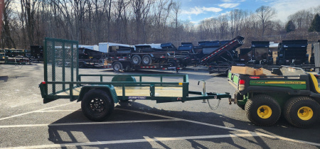New 5 x 10 Sure-Trac Tube Top Utility Trailer 3k**GREEN“2025 Philadelphia Eagles Edition”