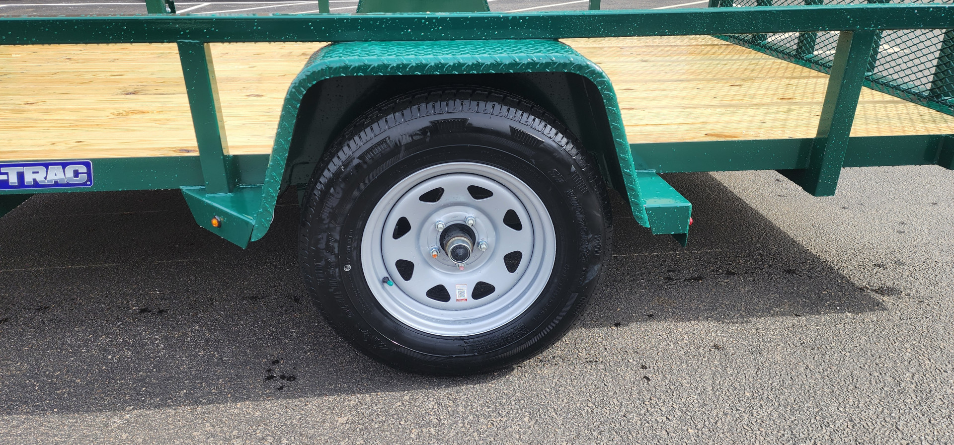 New 7 x 12 Sure-Trac Tube Top Utility Trailer 3k**GREEN“2025 Philadelphia Eagles Edition”