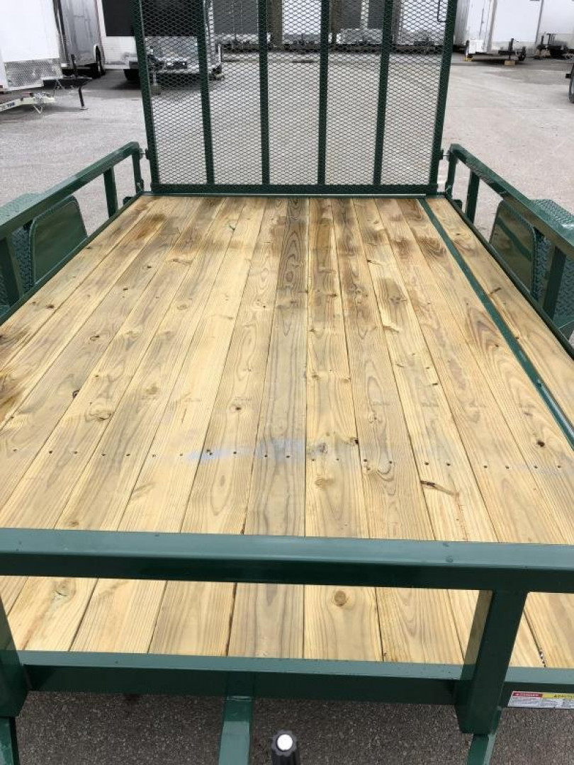 New 7 x 12 Sure-Trac Tube Top Utility Trailer 3k**GREEN“2025 Philadelphia Eagles Edition”
