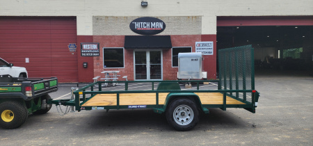 New 7 x 12 Sure-Trac Tube Top Utility Trailer 3k**GREEN“2025 Philadelphia Eagles Edition”