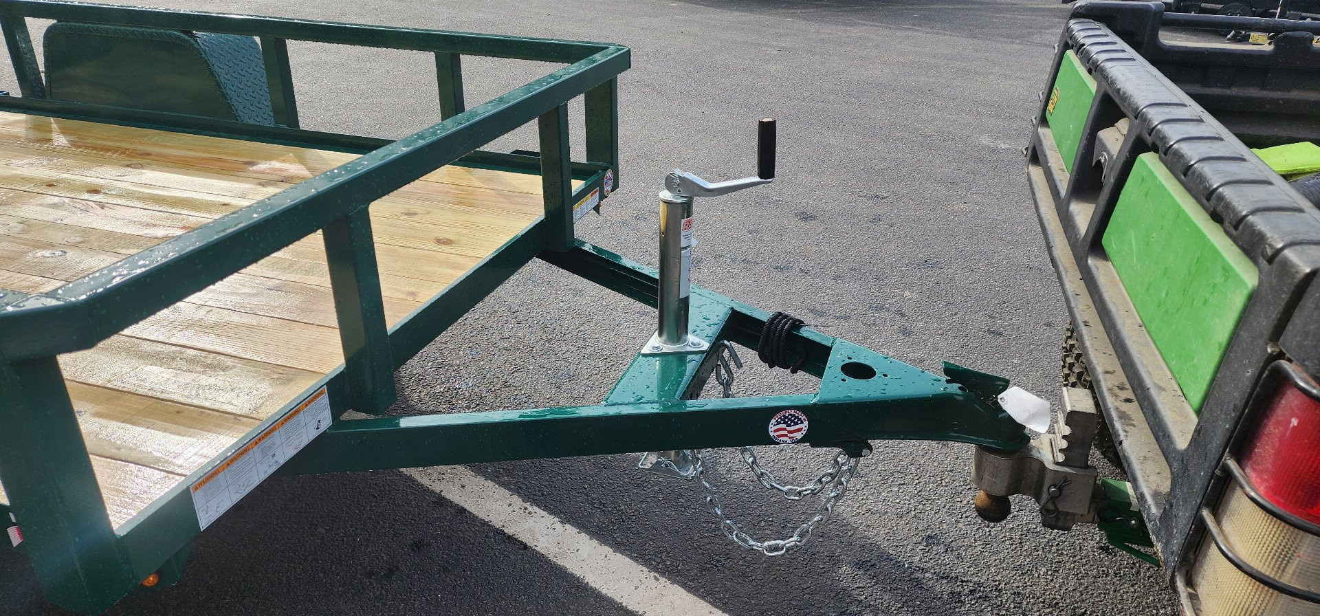 New 5 x 8 Sure-Trac Tube Top Utility Trailer 3k ***GREEN“2025 Philadelphia Eagles Edition”