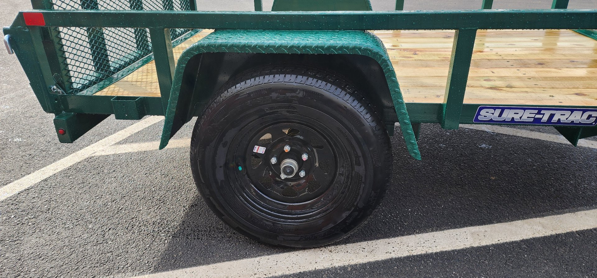 New 5 x 8 Sure-Trac Tube Top Utility Trailer 3k ***GREEN“2025 Philadelphia Eagles Edition”