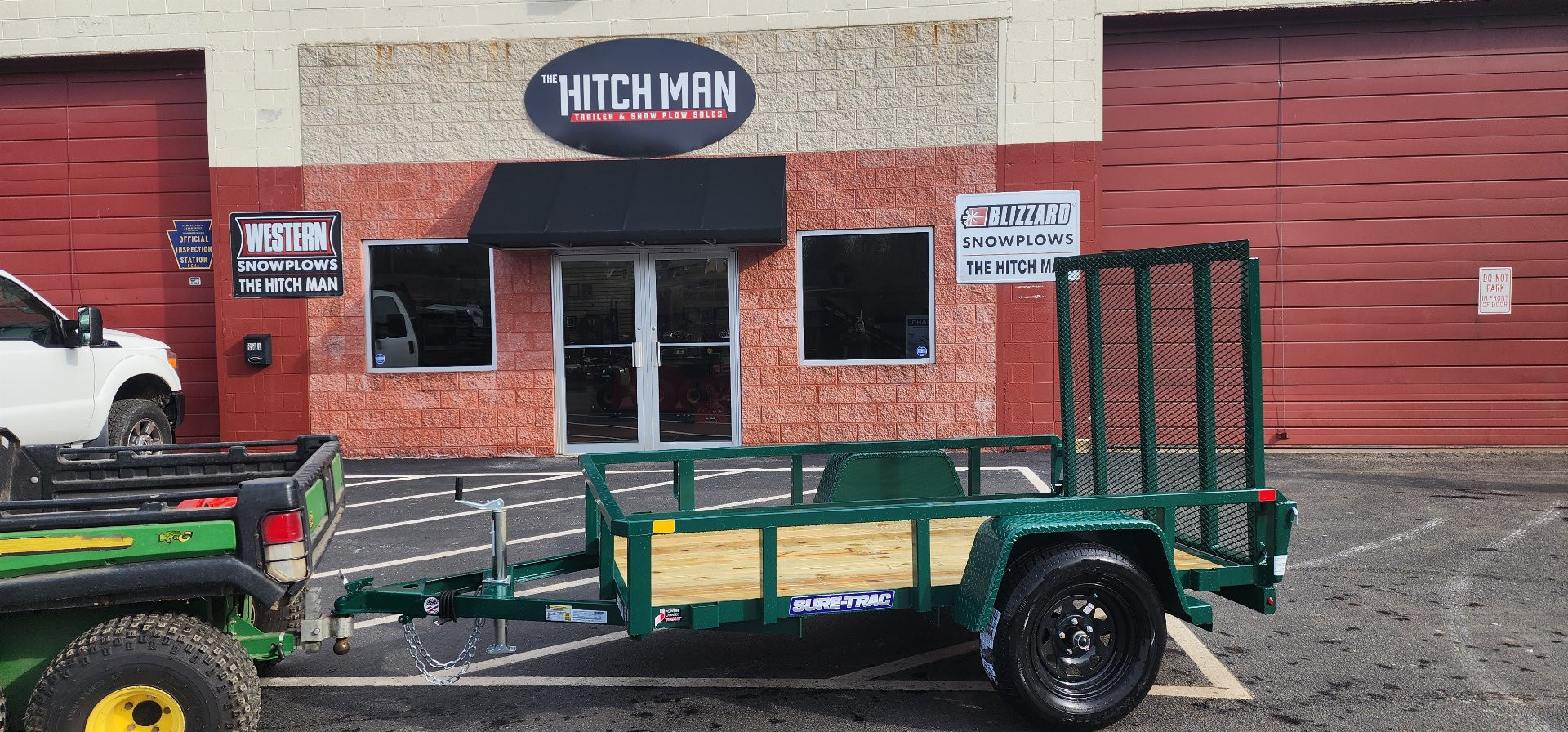 New 5 x 8 Sure-Trac Tube Top Utility Trailer 3k ***GREEN“2025 Philadelphia Eagles Edition”